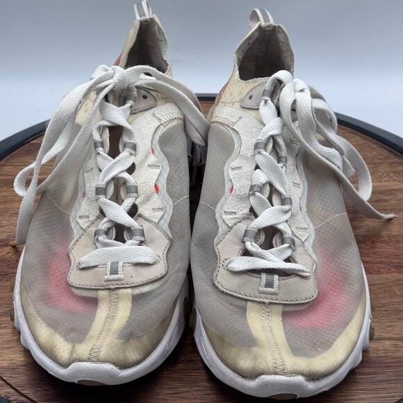 NIKE React Element 87 Sail Light Bone 2018 Mens 11.5 Sneaker Shoes AQ1090-100 main image 5
